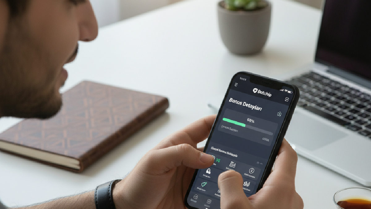 Betchip bonus çevrim şartlarını takip eden ve yöneten bir mobil uygulama arayüzü.