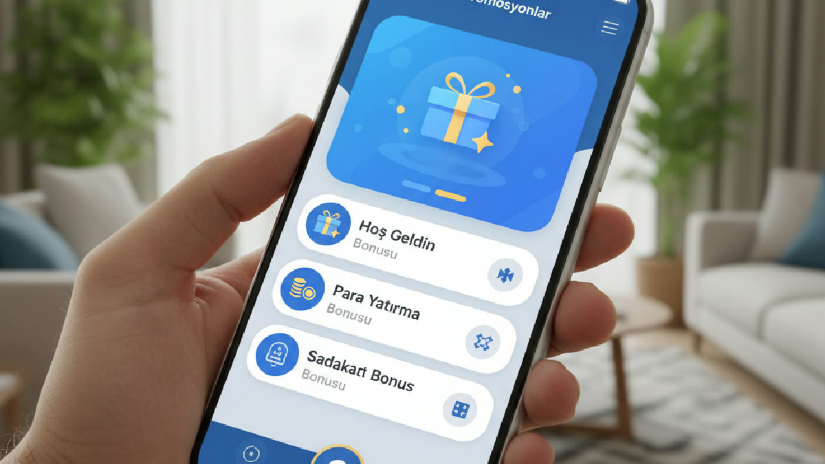 Betchip mobil arayüzü üzerinden erişilen promosyonlar